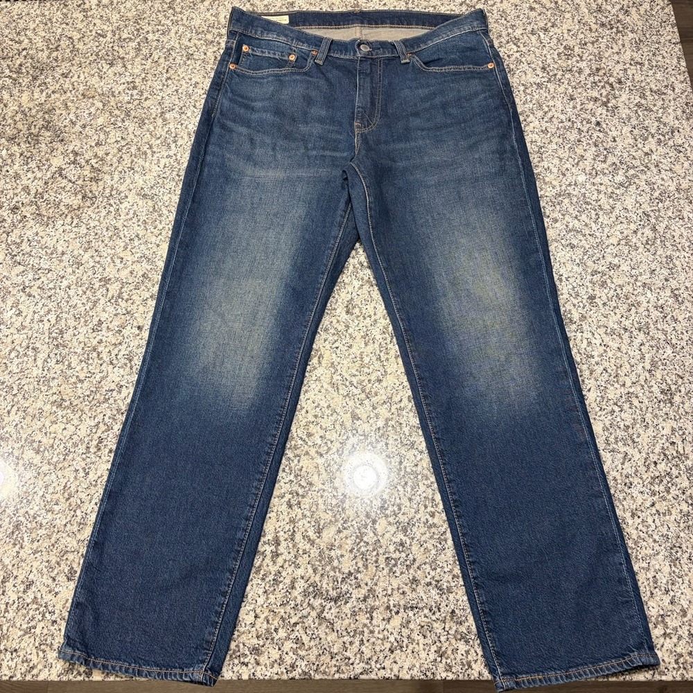Levi's 541 Athletic Taper Mens Jeans 33x30 Big E Medium Wash Stretch Denim Pants